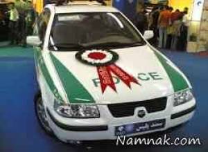 تصادف سمند پلیس با لکسوس
