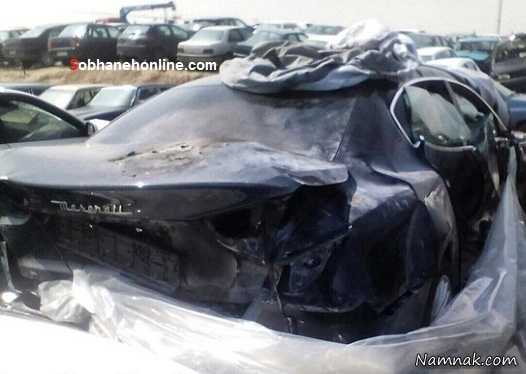 تصادف مازراتی تصادف مازراتی