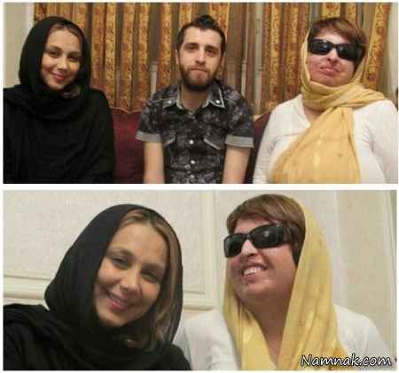 بهنوش بختیاری و آمنه بختیاری به همراه برادرش بهنوش بختیاری