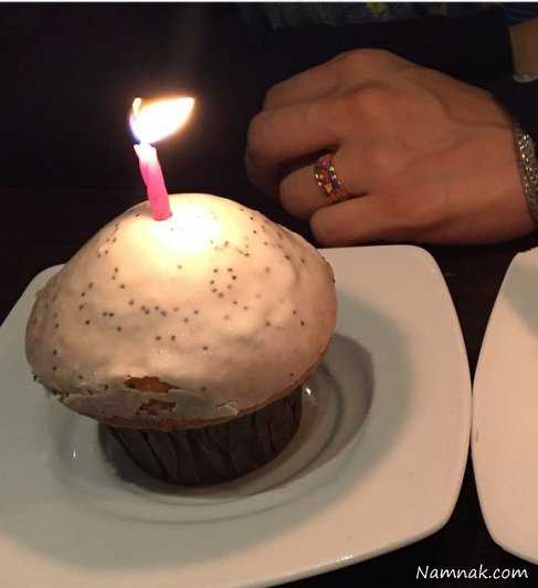 کیک تولد مهناز افشار