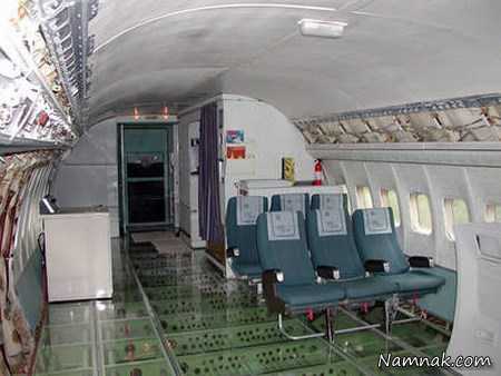 تبدیل هواپیمای بوئینگ به محل زندگی زندگی درون هواپیما