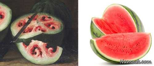 شکل میوه ها در گذشته