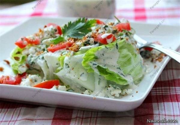 خوردن سالاد همراه غذا افسردگی می آورد مس