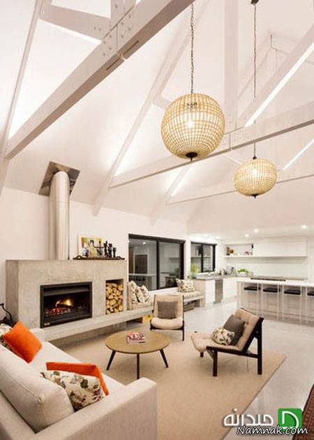 جدا کردن بخش ها و فضاهای خانه بدون دیوار فضاهای خانه