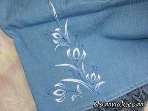 نقاشی روی دامن