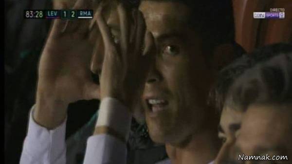 عصبانی شدن کریستیانو رونالدو از دست دوربین ها کریستیانو رونالدو