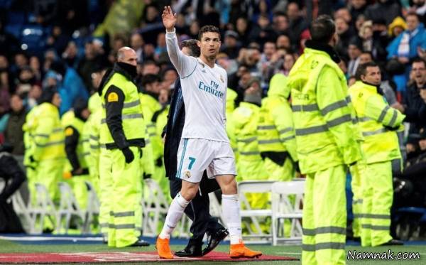 مصدومیت کریستیانو رونالدو در دیدار با ختافه  کریستیانو رونالدو