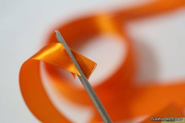 ریش شدن انتهای روبان 