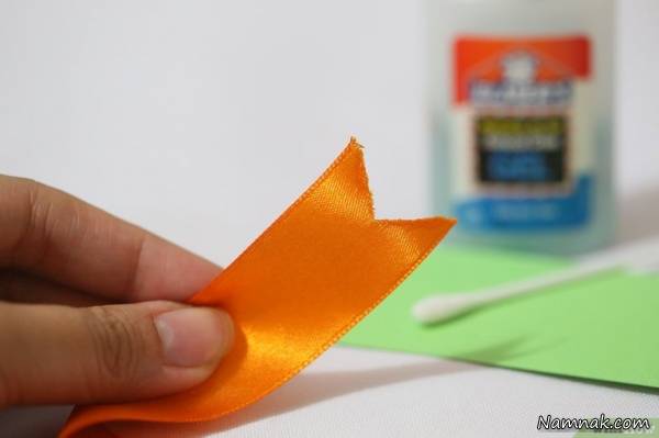 ریش شدن انتهای روبان