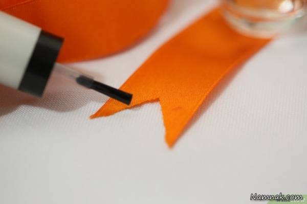 ریش شدن انتهای روبان 