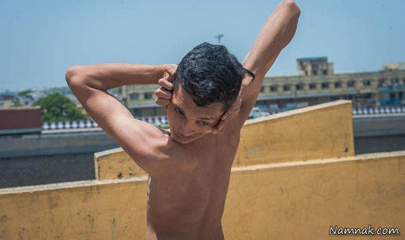 پسر عجیب هندی