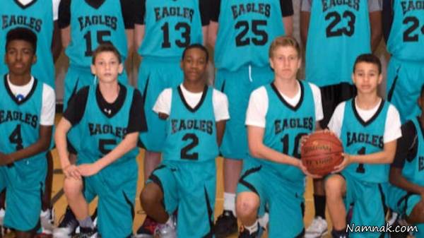 پسر بسکتبالیست