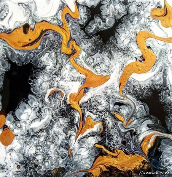 نقاشی کهکشانی دختربچه