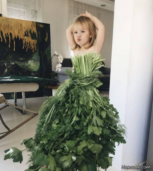 لباس خوردنی و خوشبوی دختر بچه لباس خوردنی