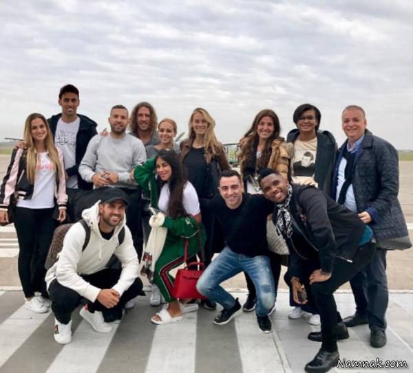 فوتبالیست ها در عروسی لیونل مسی عروسی لیونل مسی