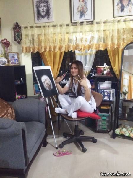  نقاشی های پرستار زن