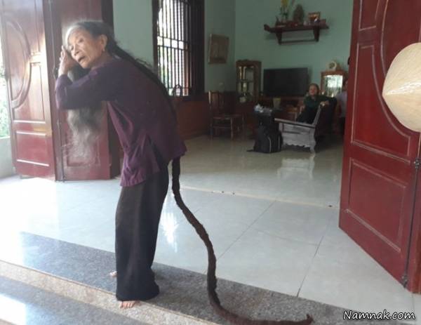 موهای پیرزن