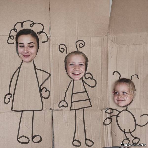 عکس مادر دختر