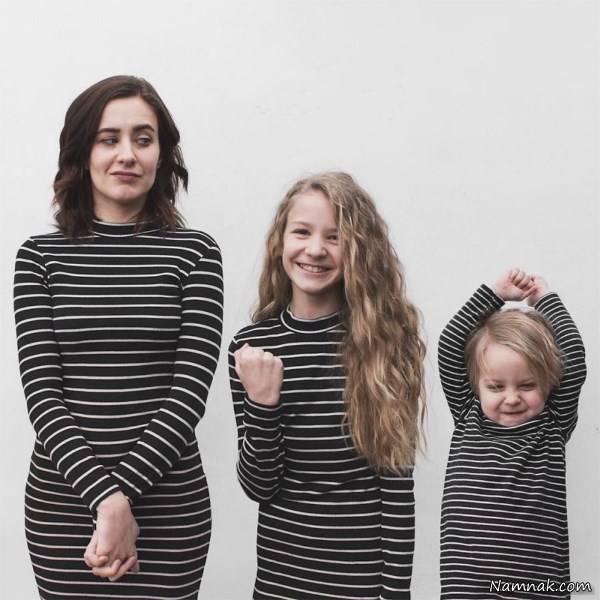 عکس مادر دختر