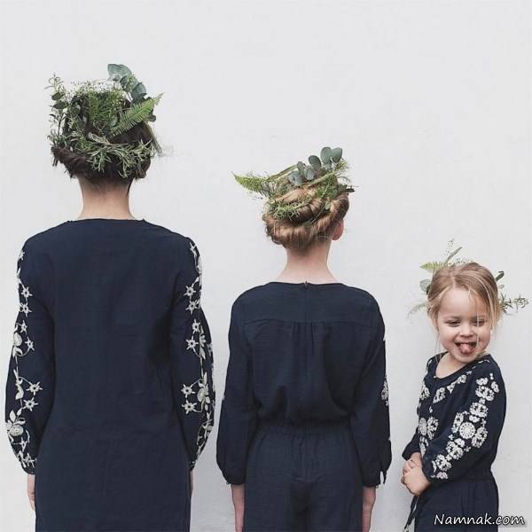 عکس مادر دختر