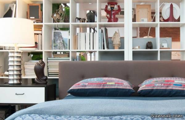 کتابخانه و جداکننده اتاق جداکننده اتاق