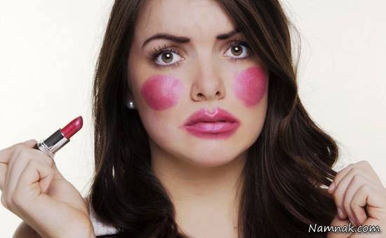 خطاهای آرایشی خانم ها خطاهای آرایشی