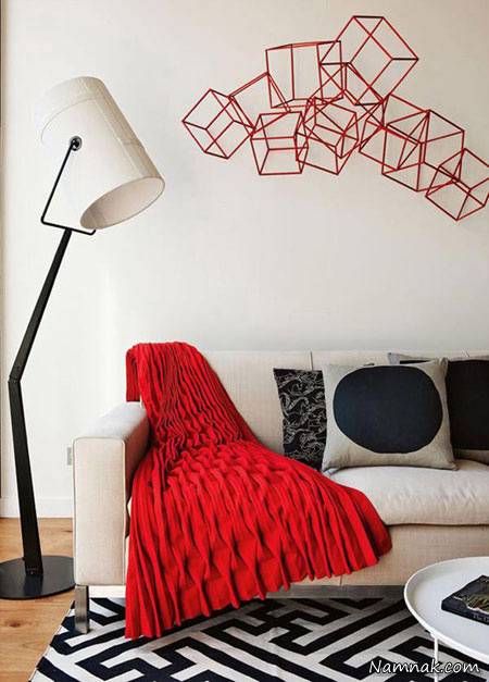 دکوراسیون رنگ قرمز