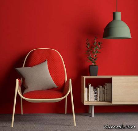 دکوراسیون رنگ قرمز