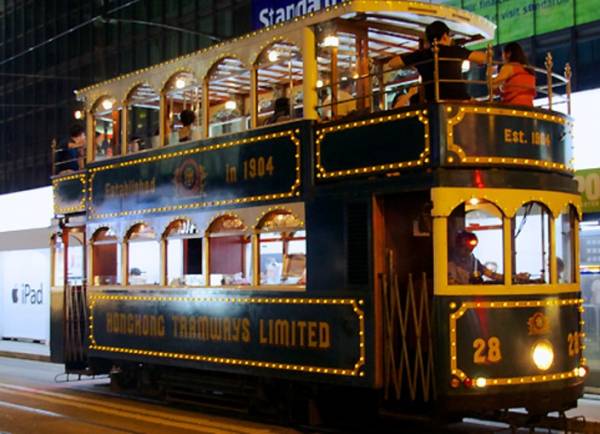 بیشترین واگن های برقی دو طبقه در هنگ کنگ